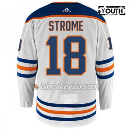 Børn NHL Edmonton Oilers Trøje RYAN STROME 18 Adidas Hvid Authentic